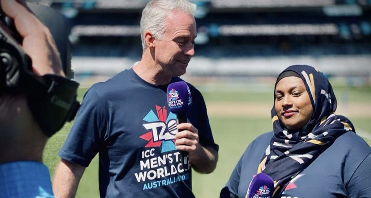 Why Seeing A Brown Muslim Woman Hosting During An Aussie Cricket Broadcast Has Me Bowled Over