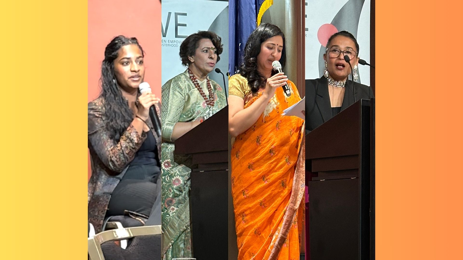 Tahmara Thomas, Renu Bhatia, Mansi Bhatia and Melissa Monteiro
